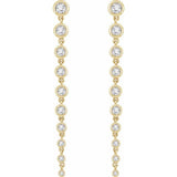 14K Yellow 2 CTW Lab-Grown Diamond Earrings