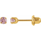 Inverness® Piercing Birthstone Stud Earrings