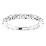 Platinum 5/8 CTW Lab-Grown Diamond Anniversary Band