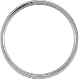 Titanium 4 mm Comfort-Fit Flat Band Size 8.5
