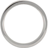 Titanium 8 mm Comfort-Fit Flat Band Size 8.5