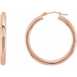 Tube Hoop Earrings