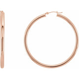 Tube Hoop Earrings