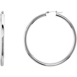 Tube Hoop Earrings