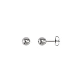 14K White 5 mm Ball Earrings