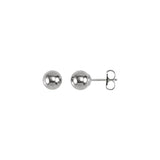 14K White 6 mm Ball Earrings