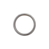 Tungsten 8 mm Stepped-Edge Inlay Comfort-Fit Band  Size 14