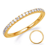 14 Kt Yellow Gold Diamond Bands