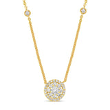 Yellow Gold Diamond Necklace