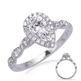 White Gold Engagement Ring