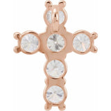 14K Rose 1/2 CTW Lab-Grown Diamond Pendant