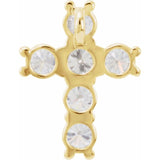 14K Yellow 3/4 CTW Lab-Grown Diamond Pendant