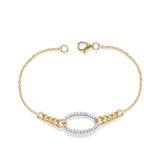 Yellow & White Gold Diamond Bracelet