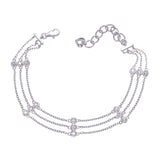 14 Kt White Gold Diamond Bracelets