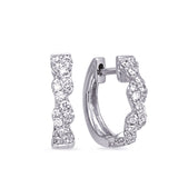 White Gold Diamond Earring