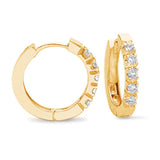 14 Kt Yellow Gold Huggies Earrings