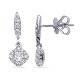 White Gold Diamond Earring