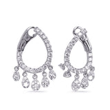 White Gold Diamond Earring