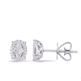 White Gold Diamond Earring