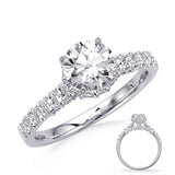 White Gold Engagement Ring