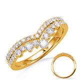 14 Kt Yellow Gold Diamond Fashion Diamond Rings