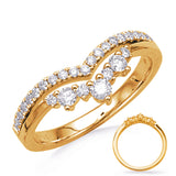 14 Kt Yellow Gold Diamond Fashion Diamond Rings