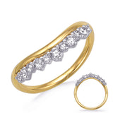 14 Kt Yellow & White Gold Fashion Fashion Diamond Rings