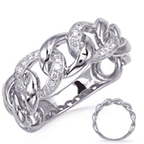 14 Kt White Gold Fashion Fashion Diamond Rings