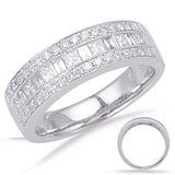 14 Kt White Gold Diamond Fashion Diamond Rings