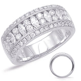 14 Kt White Gold Diamond Fashion Diamond Rings