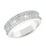 14 Kt White Gold Diamond Fashion Diamond Rings