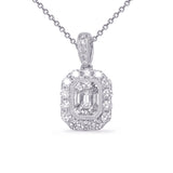 White Gold Diamond Pendant