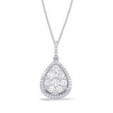 White Gold Diamond Pendant