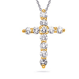 14 Kt Yellow Gold Crosses Pendants