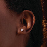 14K White 3/4 CTW Lab-Grown Diamond Earrings
