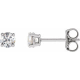 14K White 1/3 CTW Lab-Grown Diamond Earrings