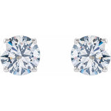 14K White 1 1/4 CTW Lab-Grown Diamond Earrings