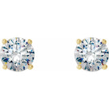 14K Yellow Gold 5/8 CTW Lab-Grown Diamond 4-Prong Stud Earrings