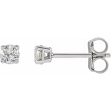 14K White 3 CTW Lab-Grown Diamond Earrings