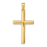 14k Polished Cross Pendant