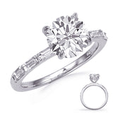 White Gold Engagement Ring