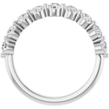 Platinum 5/8 CTW Lab-Grown Diamond Anniversary Band