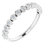 14K White 1/4 CTW Lab-Grown Diamond  Anniversary Band