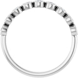 14K White 1/4 CTW Lab-Grown Diamond  Anniversary Band