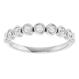 14K White 1/4 CTW Lab-Grown Diamond  Anniversary Band