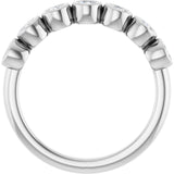 14K White 3/8 CTW Lab-Grown Diamond  Anniversary Band