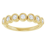 14K Yellow 3/8 CTW Lab-Grown Diamond  Anniversary Band