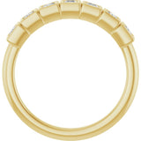 14K Yellow 1/3 CTW Lab-Grown Diamond  Anniversary Band