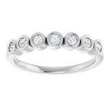 14K White 1/5 CTW Lab-Grown Diamond  Anniversary Band