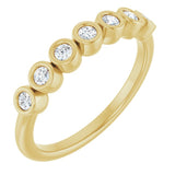 14K Yellow 1/5 CTW Lab-Grown Diamond  Anniversary Band